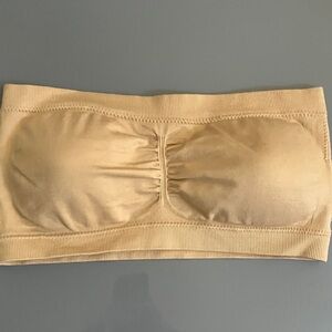 Beige Bandeau Bra Size Small NEW NWOT